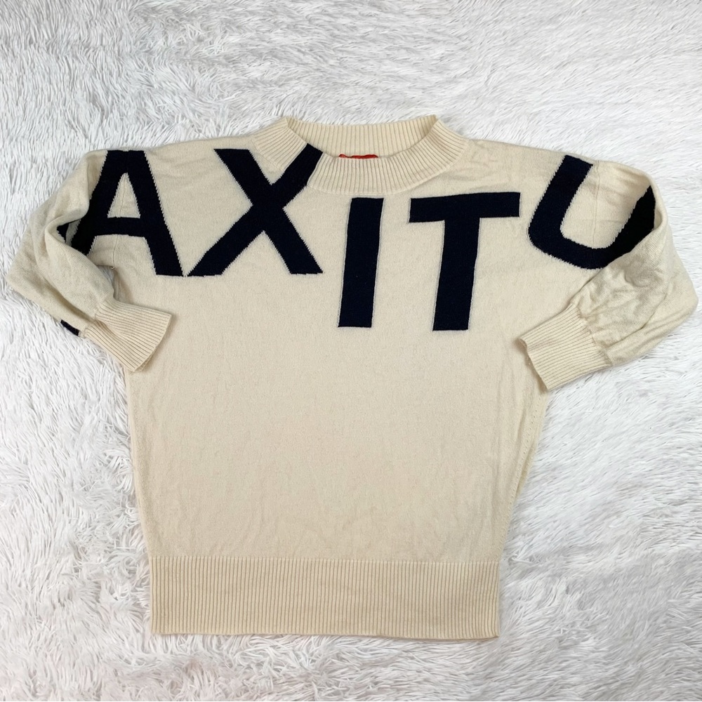 MAX&Co long sleeve crew‎ neck Max it up pullover sweater wool cashmere blend